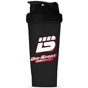Coqueteleira Preta - Bio Sport - 600ml