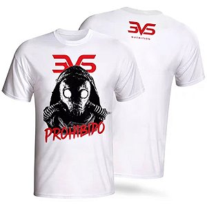Camiseta Prohibido 3VS Branca - 3VS Nutrition