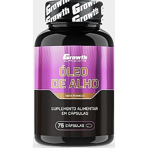 Óleo de Alho - 75 Cápsulas - Growth Supplements