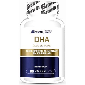 DHA Óleo de Peixe - 60 Cápsulas - Growth Supplements (Clinical Series)