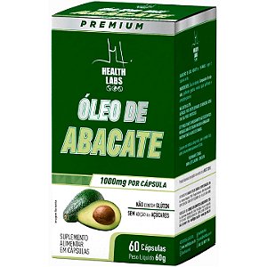 Óleo de Abacate - 60 Cápsulas - Health Labs