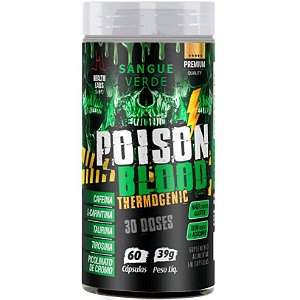 Poison Blood Thermogenic - 60 Cápsulas - Health Labs (Energia e Performance para Seus Treinos)