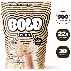 Whey Bold 22g de Proteína - 900g - Bold (Proteína Concentrada Massa Muscular Pós Treino Energia)