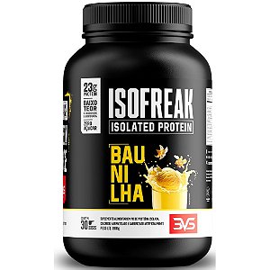 Whey Protein Isolada IsoFreak - 900g - 3VS Nutrition (23g Proteína Ganho de Massa Magra)