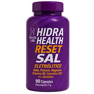 Hidra Reset Salt 90 Cápsulas Health Labs (Previne Cãibras e Retarda a Fadiga Muscular)
