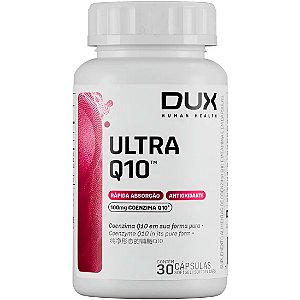 Coenzima Q10 Ultra100mg - 30 Cápsulas - Dux Human Health (Ajuda a Dar Força aos Músculos)