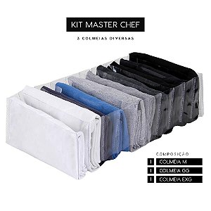 Kit Colmeia Master Chef - 3 unidades ( 1 M – 1 GG – 1 EXG )