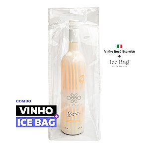 Combo Vinho Rosé Eternità Rosa Garganega + Ice Bag