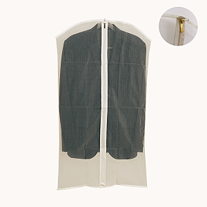 Capa Para Roupas em Organza Leve e Respirável 100x55cm Tamanho M