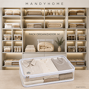 Pack Organizador 30x40x10 Camisas, conjunto e Peças Delicadas