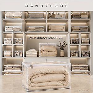 Pack Organizador 60x50x45 Edredom, Rouparia em Geral