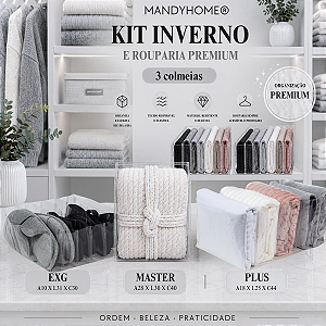 Kit Inverno e Rouparia Premium - 3 Unidades