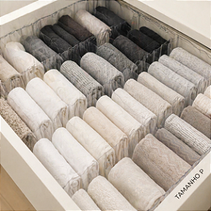 Kit 3 Colmeias Organizadora Premium Transparente e Reforçada