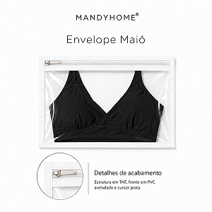 Envelope Moda Praia em TNT e PVC