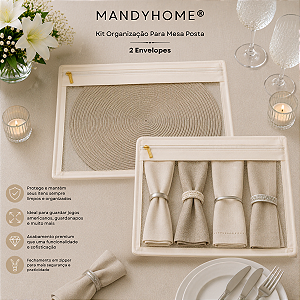 Kit Organização com 2 Envelopes