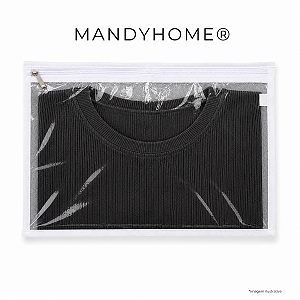 Envelope Organizador 25x35 TNT E PVC Seda, Lenços, Peças Delicadas