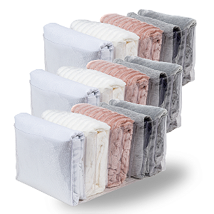 Kit 3 Colmeias Organizadoras Premium Transparente e Reforçada Tamanho Plus