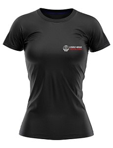 Camisa Defesa Contra Golpe de Boxe feminino - poliamida  preta