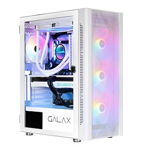 Gabinete Gamer Galax Revolution 06 Mid Tower, Vidro Temperado, Branco
