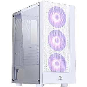 Gabinete Gamer Fortrek Cruiser Mid Tower RGB Branco