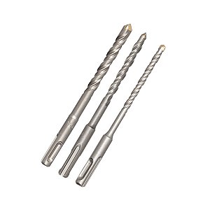 Kit Brocas 6, 8 e 10mm para Martelete 4J com Encaixe SDS PLUS