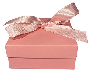10 Caixas Bijuteria Semi Jóia Embalagem Papel Com Laço