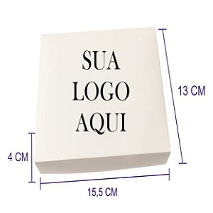 100 Caixa Presente Multiuso Papel Tiara Bijuterias 15,5x4x13