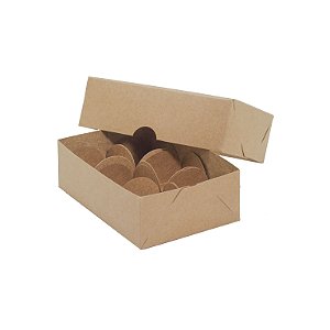 130 Caixas Para 6 Brigadeiro Visor Bombom Brigadeiro Trufas