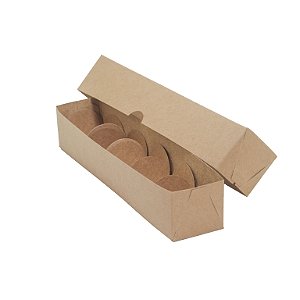 150 Caixas Para 5 Brigadeiro Visor Bombom Brigadeiro Trufas