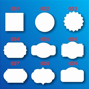 3000 Etiquetas Adesivas 8x8 Personalizada Vinil Prova D Água