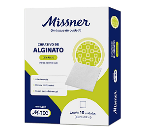 CURATIVO ALGINATO DE CALCIO 10CMX10CM MISSNER (UND.)