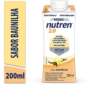 Nutren 2.0 Baunilha 200ml – Suplemento Nutricional Oral | Nestlé