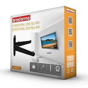 Suporte para DVD e Blu-Ray ADVD 172 Brasforma