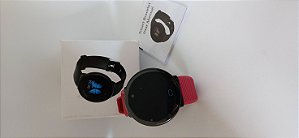 Smartwatch Relógio Inteligente Lançamento D19 - Vermelho escuro