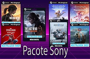 PACOTE SONY STEAM OFFLINE