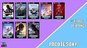 PACOTE SONY STEAM OFFLINE