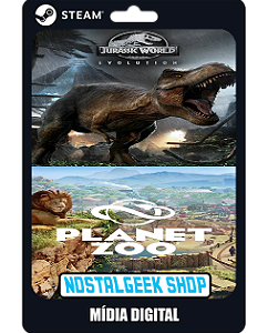 Planet Zoo + Jurassic World Evolution Steam Digital Offline