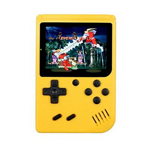 Super Mini Game Retrô Lcd 400 Jogos Portátil Av Com Controle 2 Players