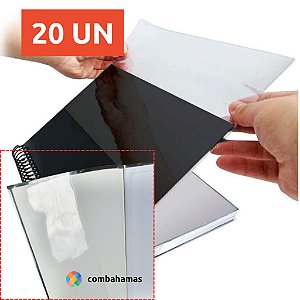 CAPA PRONTA PARA CADERNO, CAPA SOLTA, 19 X 27,7 CM, PARA CADERNO 96 FLS ARAME, 200 FLS, OU LIVROS, CAPA FLEXÍVEL, 20 UN