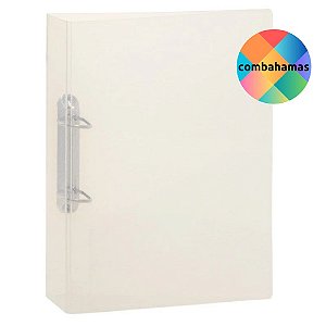 FICHÁRIO A5, PP, PEQUENO, 2 ARGOLAS, TRANSPARENTE, 25 X 19,5 X 4 CM, 1 UN