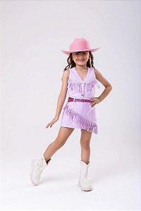 Conjunto Blogueirinha Boiadeira Maraisa Lilás