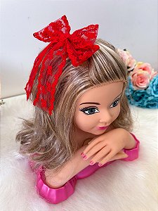 Laço Renda Vermelho
