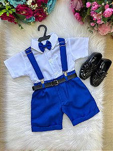 Conjunto Shorts Social Ravi Azul Royal