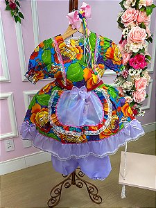 Vestido Junino Tropical