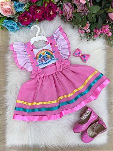 Romper Vestido Ursinhos Carinhosos
