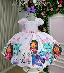 Vestido Temáticos da Gigi A Casa Mágica da Gaby