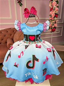 Vestido Tik Tok  Lig Lig Temático