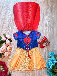 Fantasia Branca De Neve Infantil Dia das Crianças