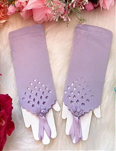 Luvas De Princesa Festa De Casamento Lilas