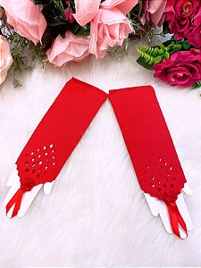 Luvas De Princesa Festa De Casamento Vermelho